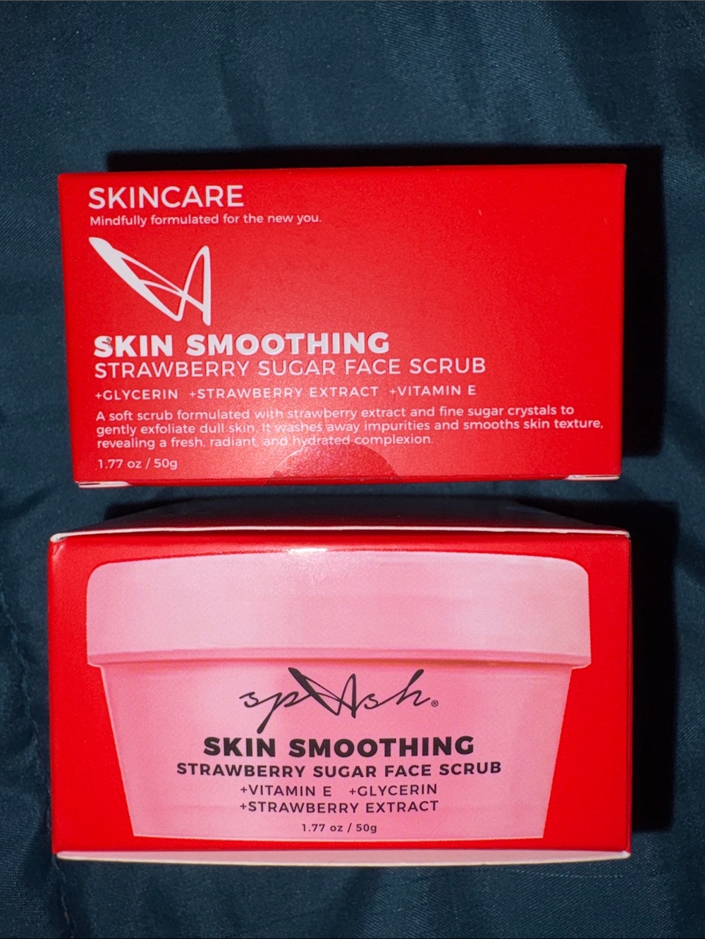 2 - LaSplash Skin Smoothing Strawberry Sugar Face Scrub - 1.77 oz x 2